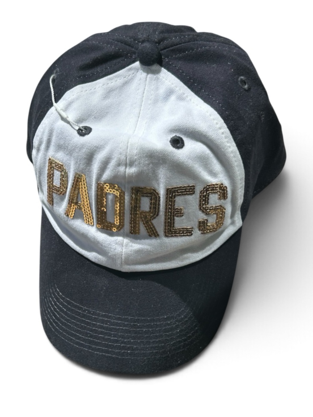 NWOT Victoriaâs Secret PINK/ MLB SAN DIEGO PADRES Sequin Bling Baseball Cap RARE